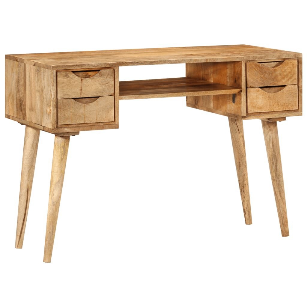 vidaXL Bureau met Lades - 40% Korting | Massief Mangohout