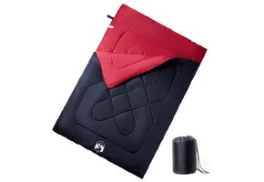 vidaXL Dubbele Slaapzak + 2 Kussens - 40% Korting!