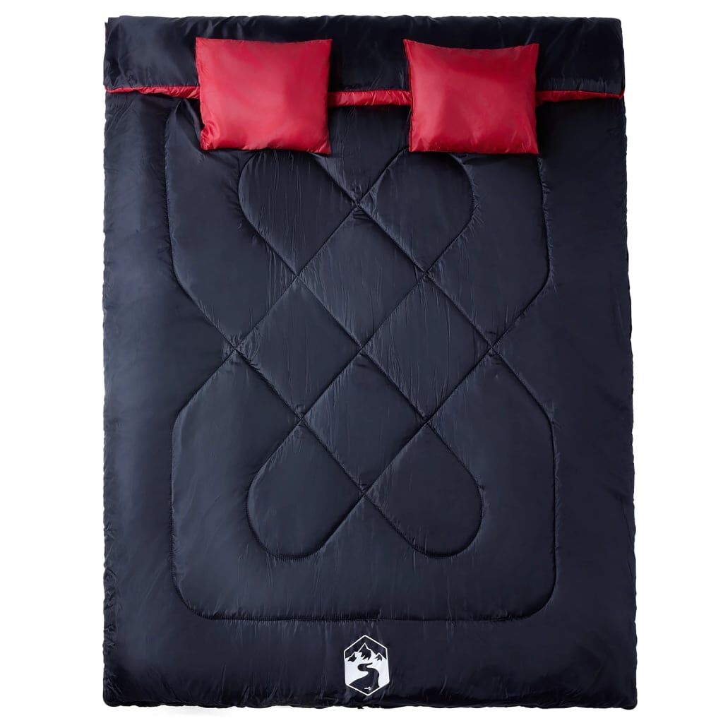 vidaXL Dubbele Slaapzak + 2 Kussens - 40% Korting!