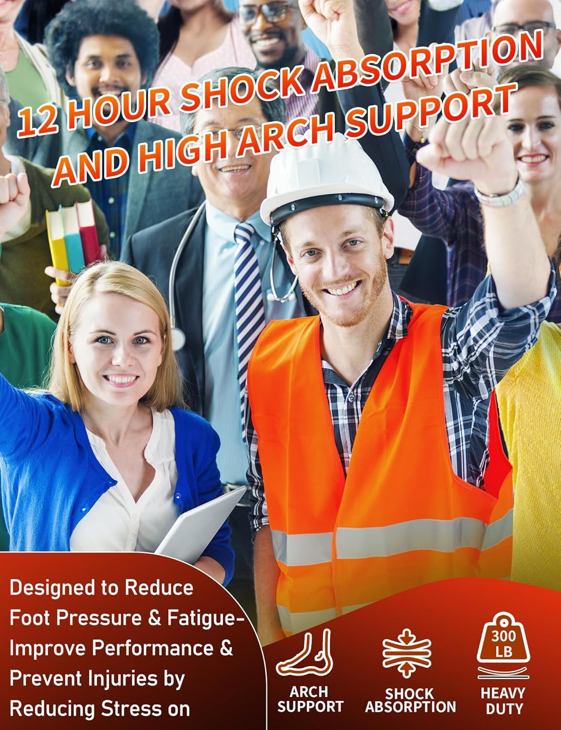 Orthopedische Werkinlegzolen XS (36-38) - 35% Korting!