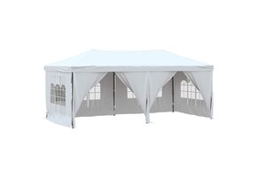 vidaXL Partytent Inklapbaar 3x6m Wit - 40% Korting!