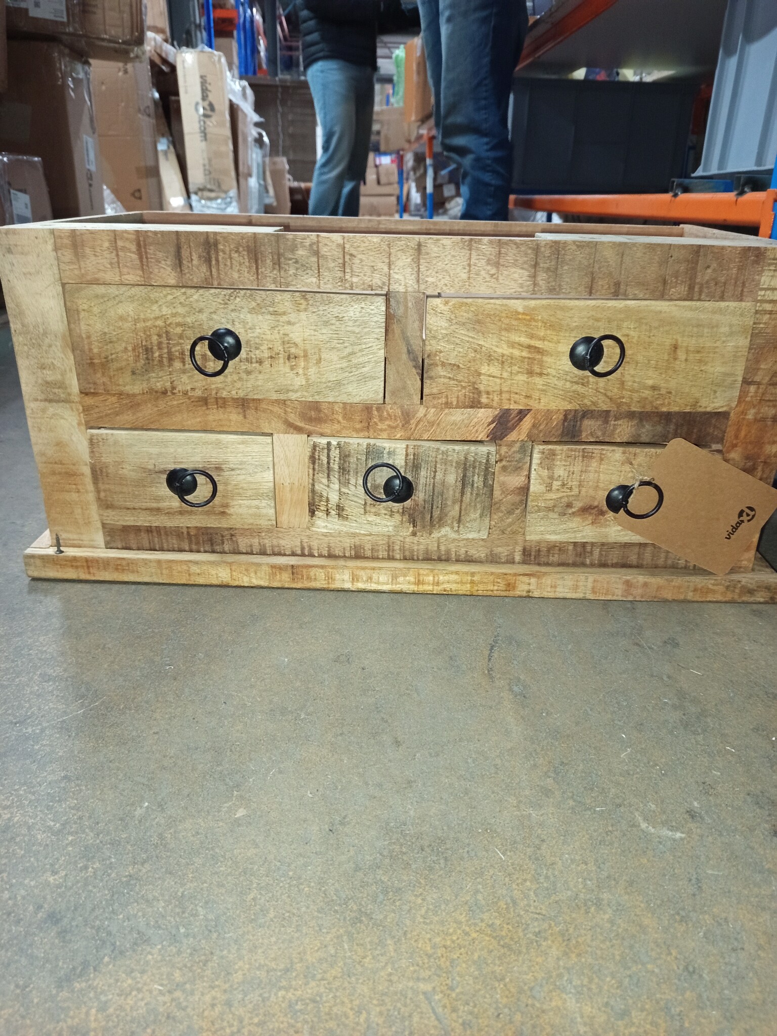 VidaXL Salontafel Ruw Mangohout - 60% Korting!