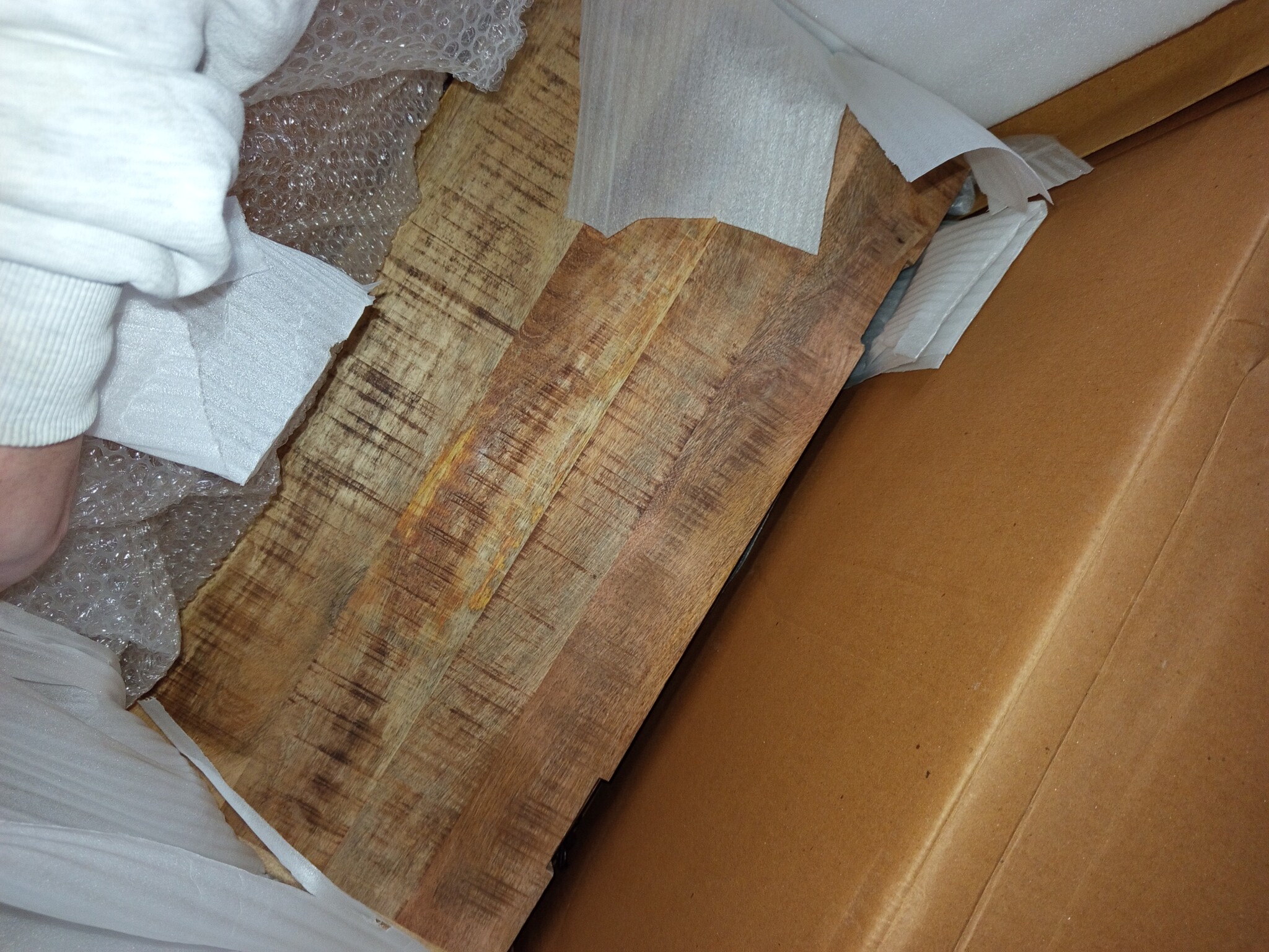 VidaXL Salontafel Ruw Mangohout - 60% Korting!