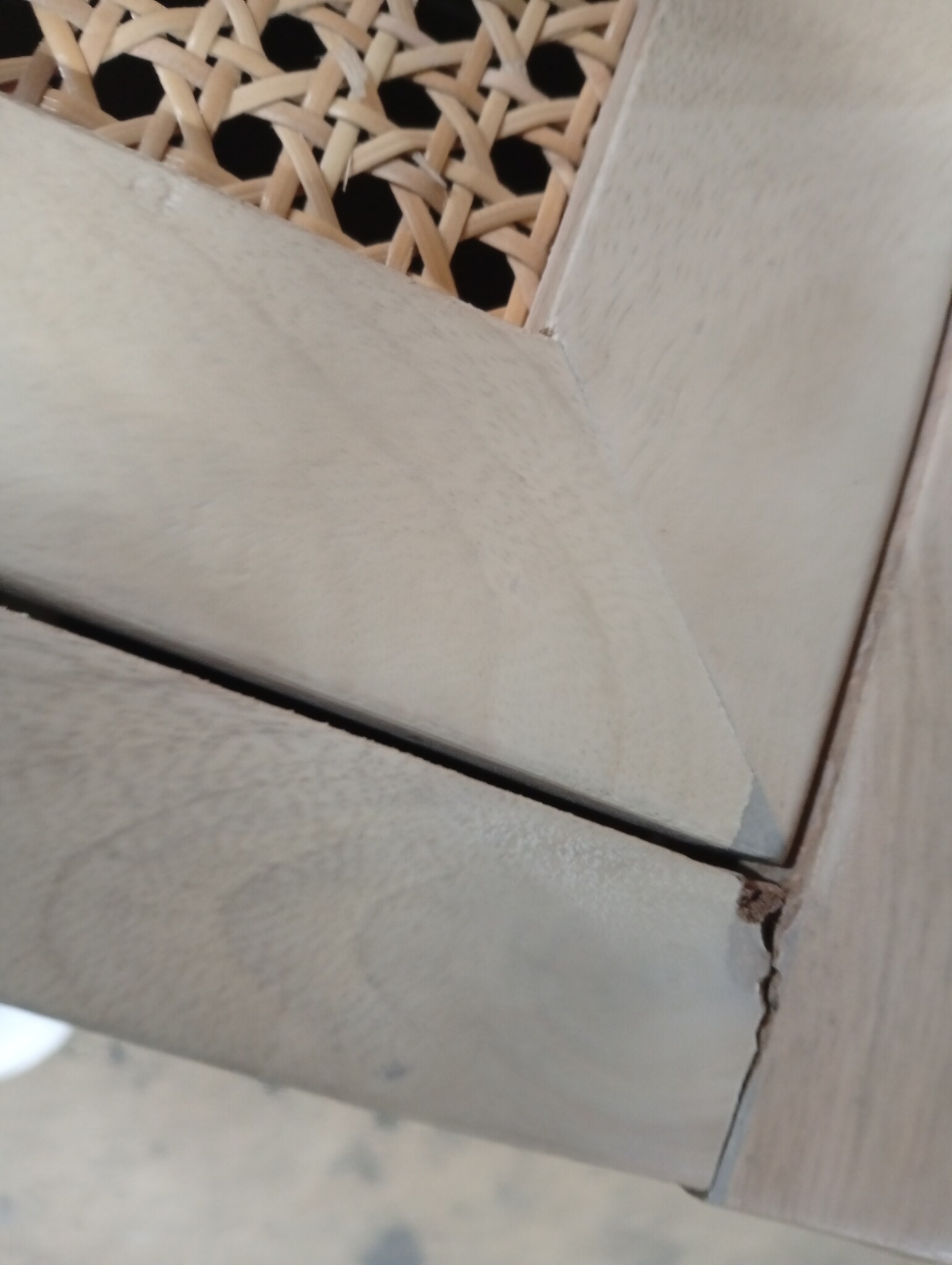 vidaXL Dressoir Mangohout & Riet - 60% Korting! (Retourproduct)