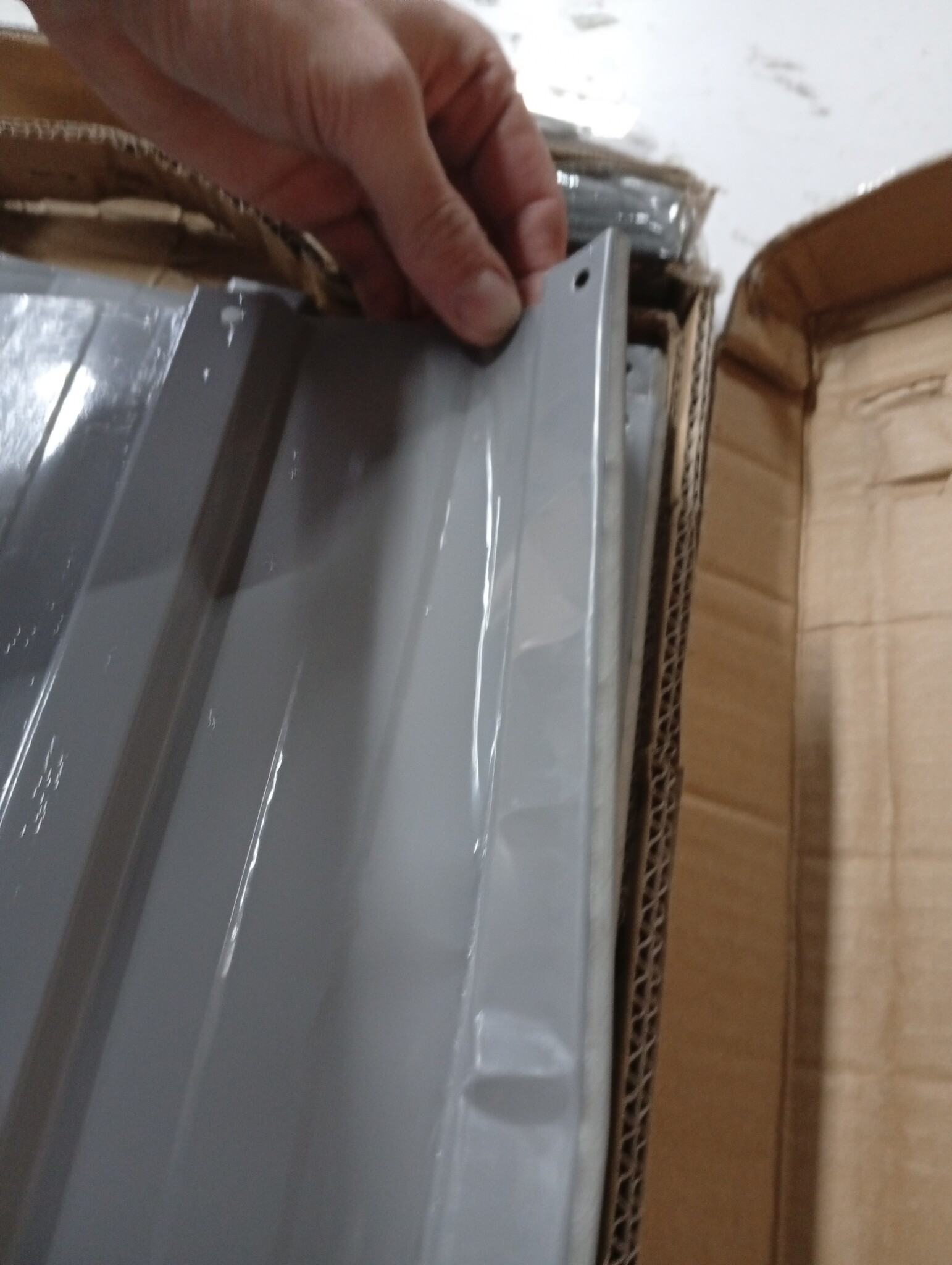 vidaXL Verhoogde Plantenbak 240x80x77cm Grijs - 65% Korting!