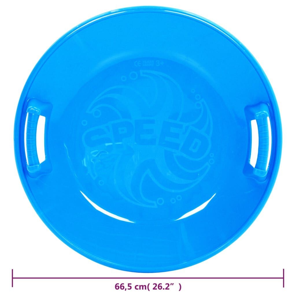 vidaXL Slee rond Blauw - 47% Korting!