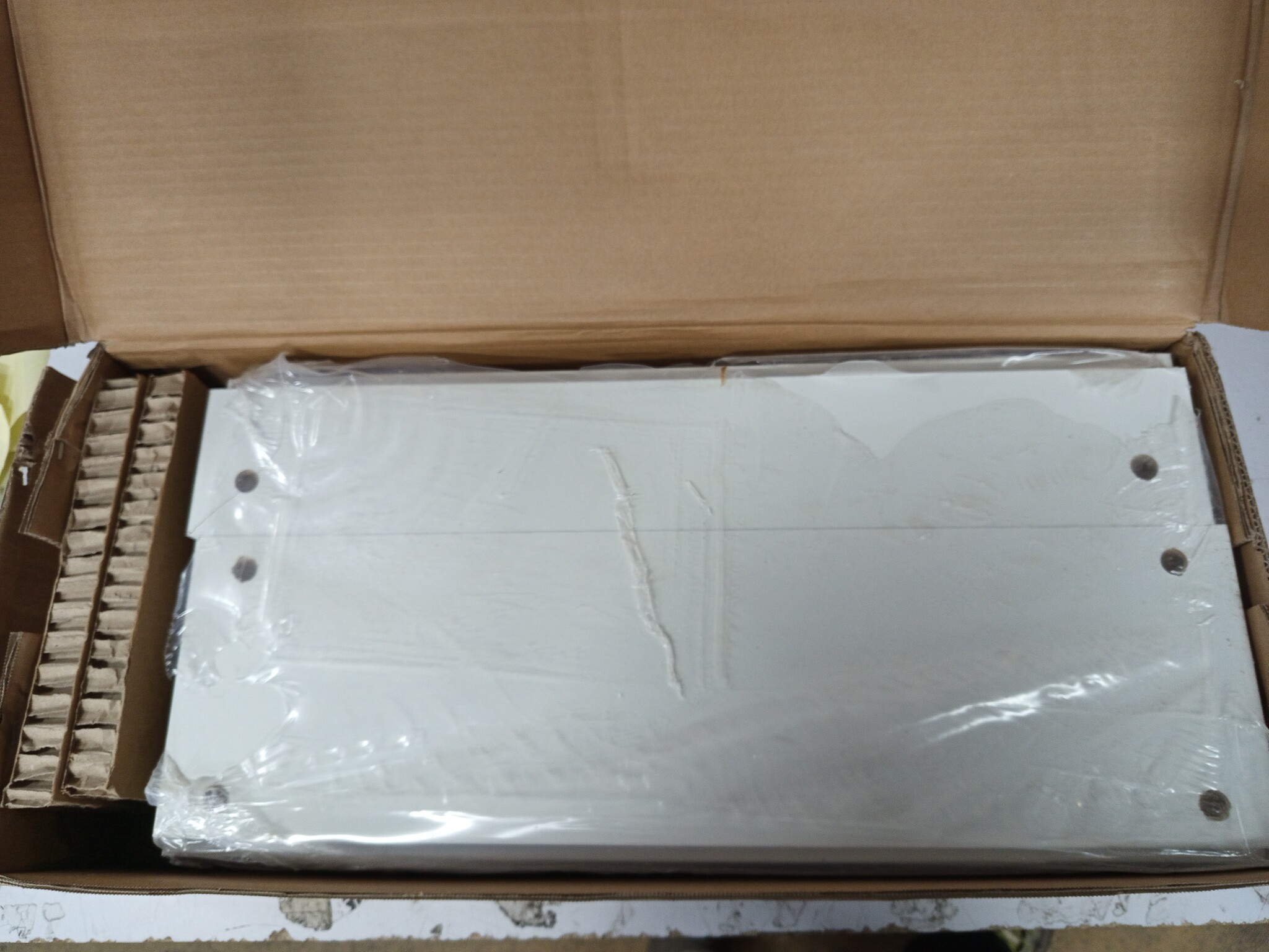 vidaXL Wastafelkast Wit Bewerkt Hout - 55% Korting!