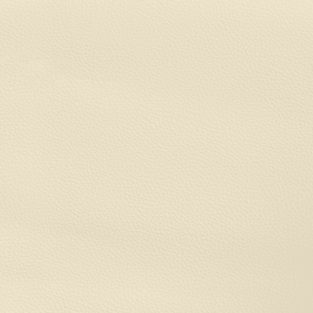 vidaXL Bedframe Crème Kunstleer 140x200 cm - 35% Korting!