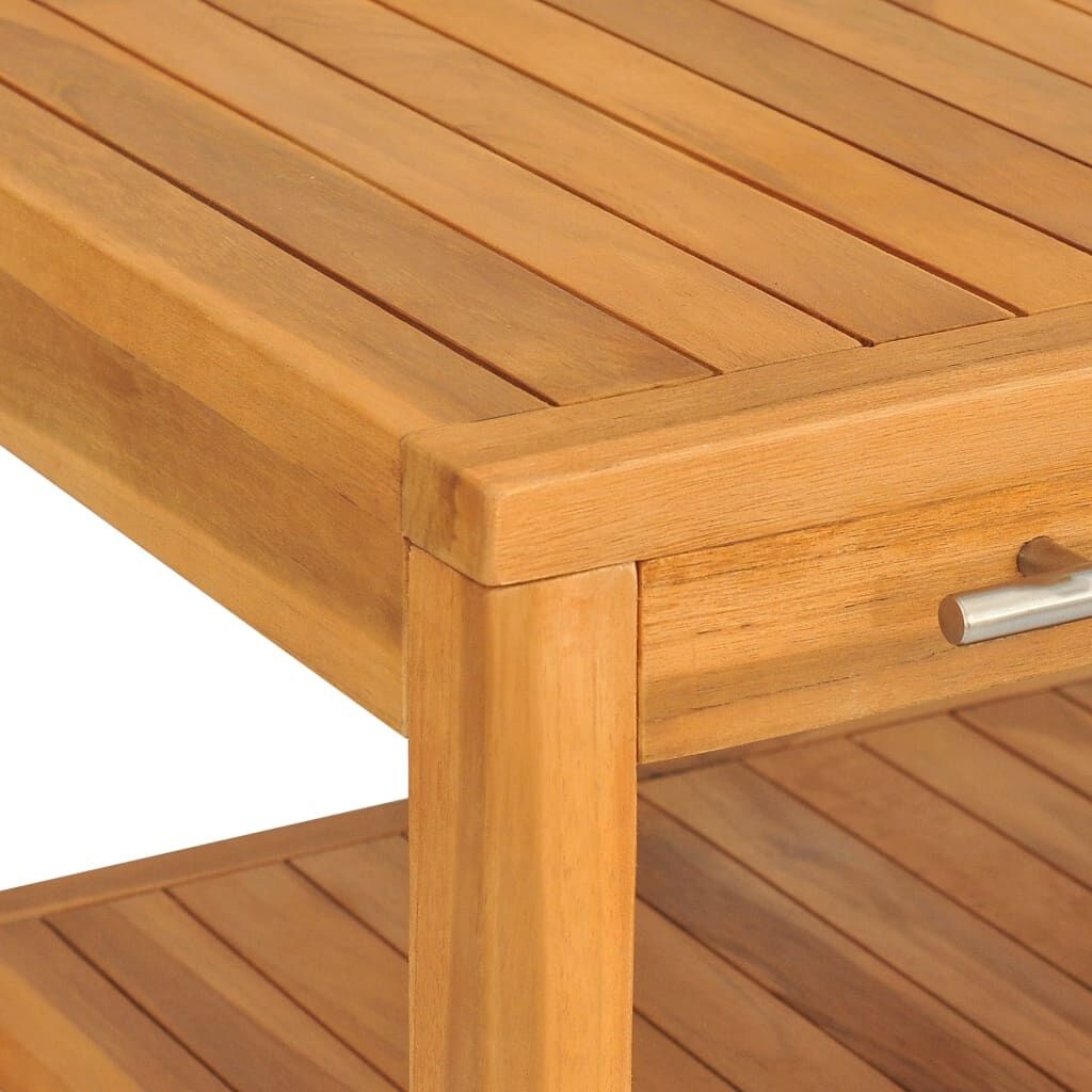 vidaXL Wastafelkast Massief Hout - 60% Korting!