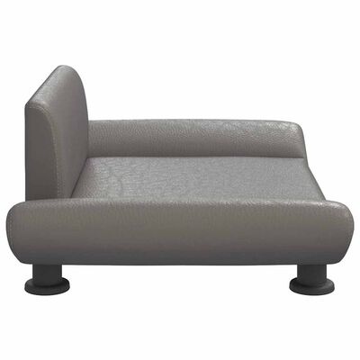 vidaXL Hondenmand Kunstleer Grijs - 40% Korting!