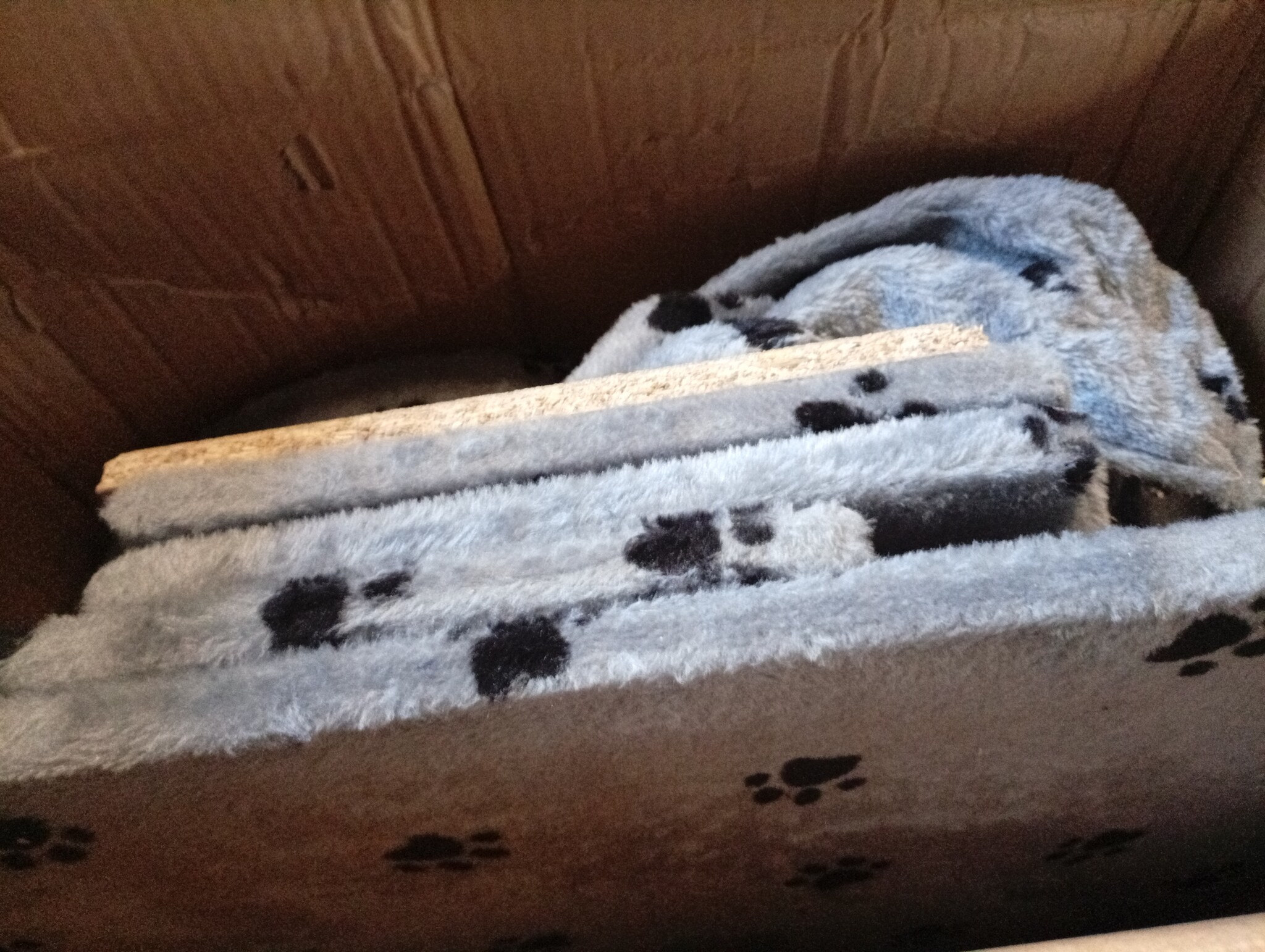 vidaXL Kattenkrabpaal 125cm - Grijs met Pootafdrukken - 55% Korting!