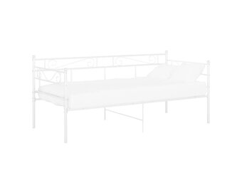 vidaXL Slaapbankframe Wit - 55% Korting - 90x200 cm
