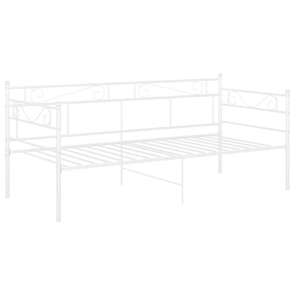 vidaXL Slaapbankframe Wit - 55% Korting - 90x200 cm
