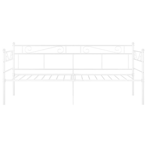 vidaXL Slaapbankframe Wit - 55% Korting - 90x200 cm