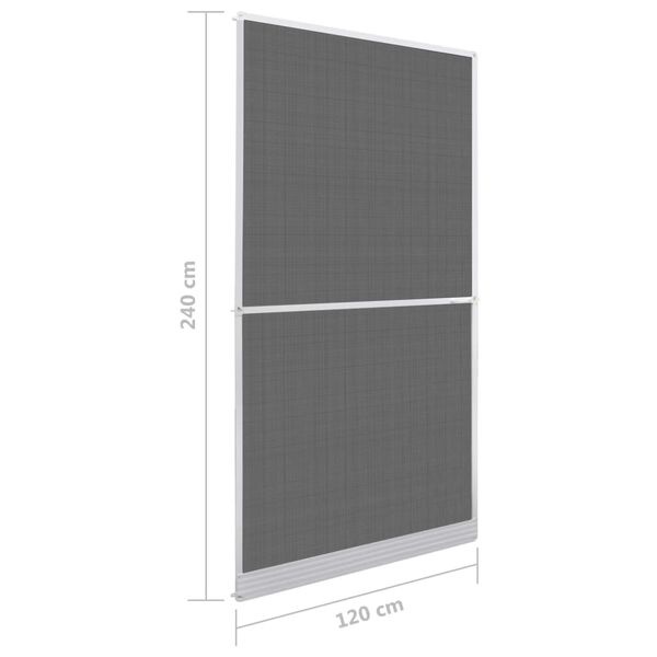 vidaXL Hordeur 120x240 cm Wit - Nu met 40% Korting!