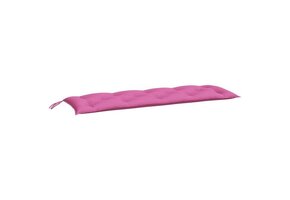 vidaXL Tuinbankkussen 150x50x7 cm Roze - 60% Korting!