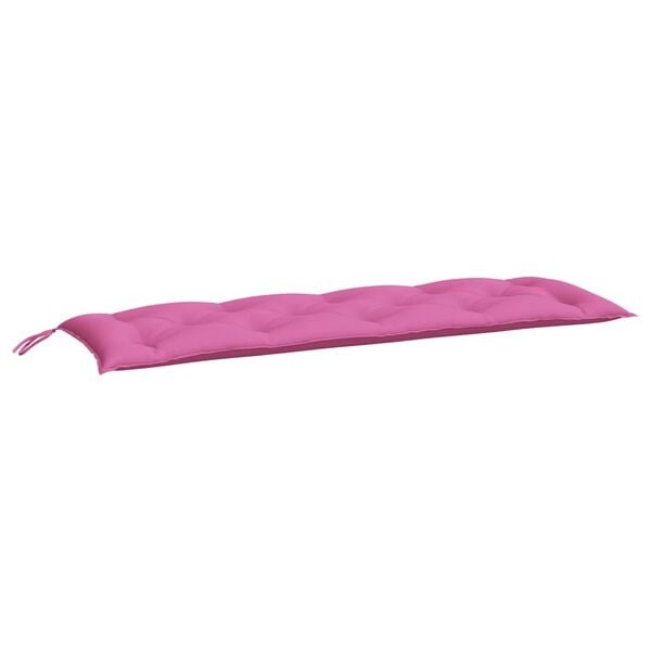 vidaXL Tuinbankkussen 150x50x7 cm Roze - 60% Korting!