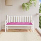 vidaXL Tuinbankkussen 150x50x7 cm Roze - 60% Korting!