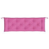 vidaXL Tuinbankkussen 150x50x7 cm Roze - 60% Korting!