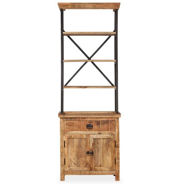 VidaXL Dressoir Massief Mangohout - 65x30x180 cm - 40% Korting