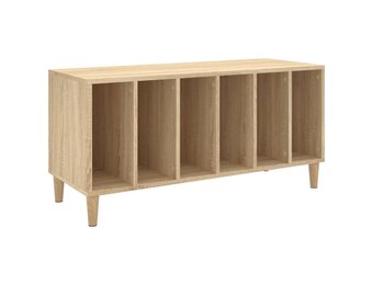 vidaXL Platenkast 100x38x48 cm | Sonoma Eiken | Nu 40% Korting!