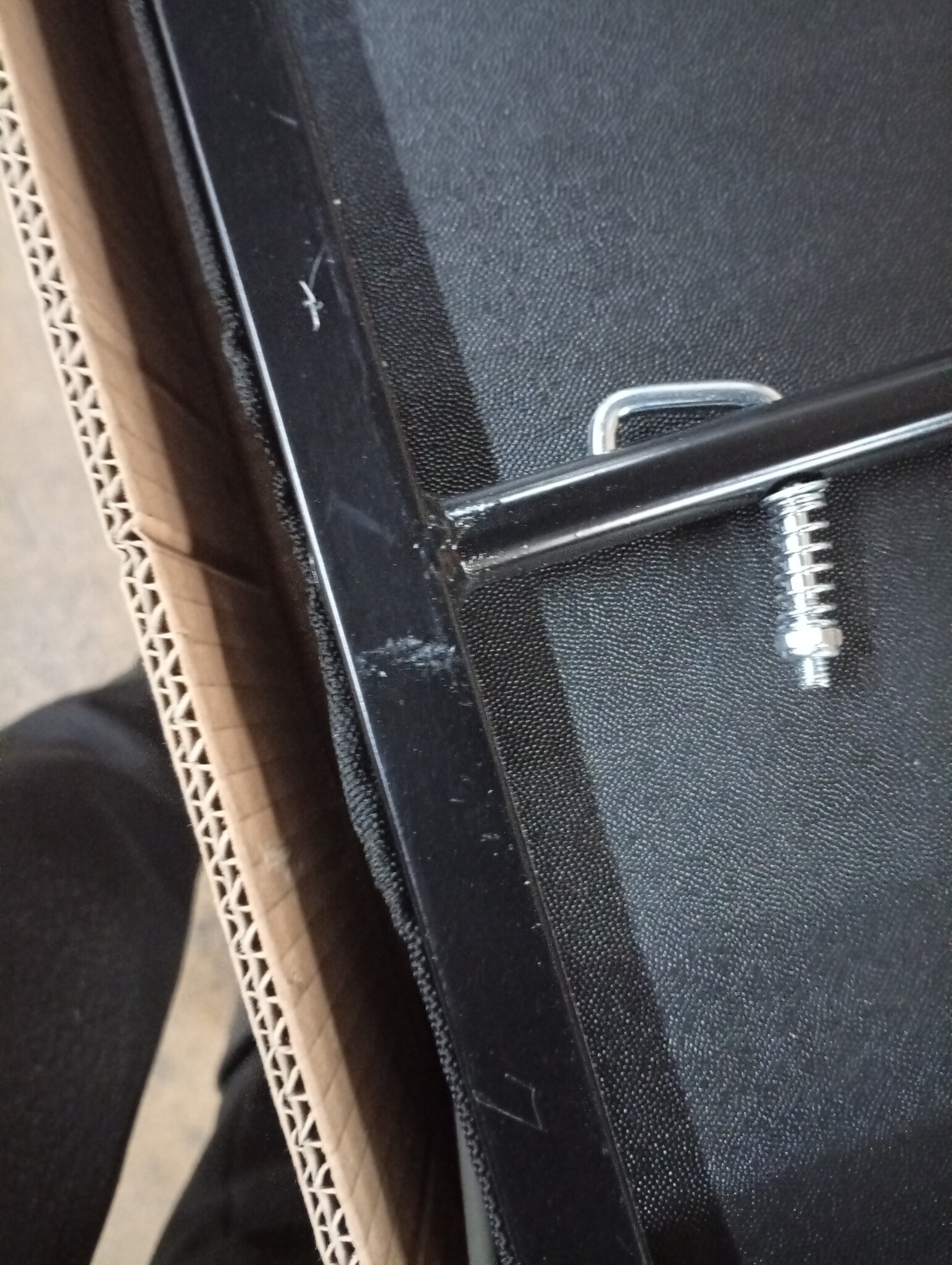 vidaXL Fietstrailer 45kg IJzer Zwart/Rood - Nu 55% Korting!