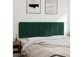 vidaXL Hanko Hoofdbordkussen 160cm Fluweel Donkergroen | 54% Korting