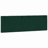 vidaXL Hanko Hoofdbordkussen 160cm Fluweel Donkergroen | 54% Korting