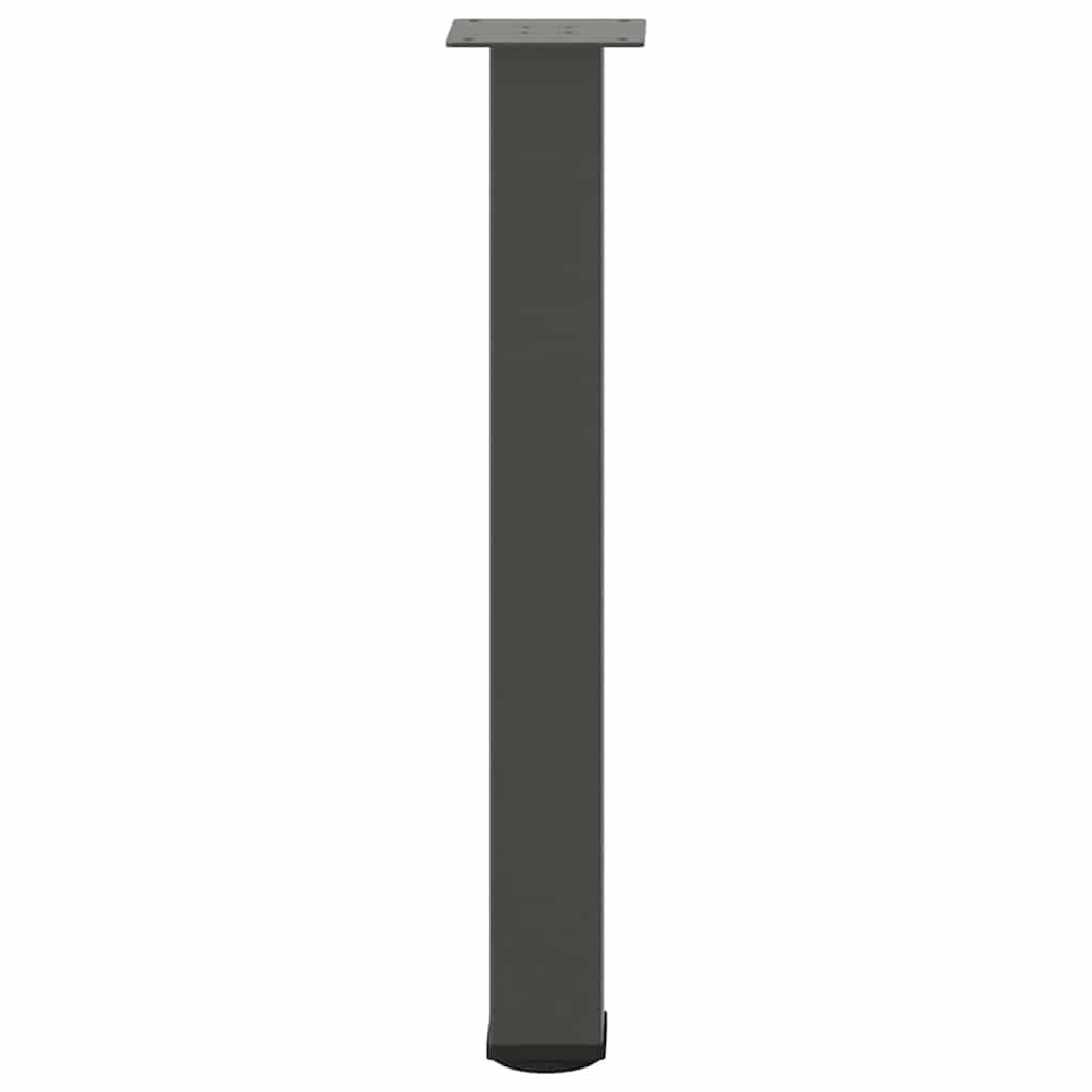 vidaXL Salontafelpoten 4 st - Staal Antraciet - 72-74 cm - 35% Korting!