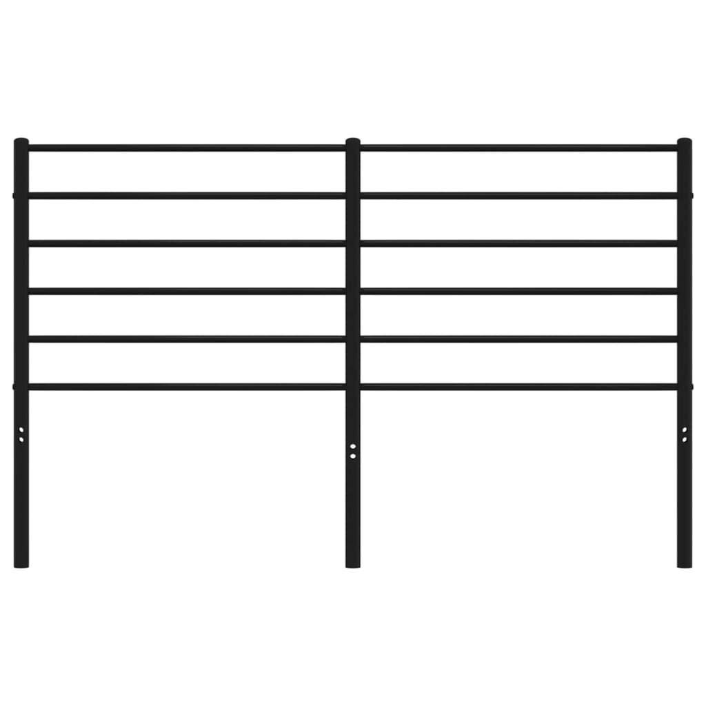 vidaXL Hoofdbord Metaal Zwart 120cm - 62% Korting!