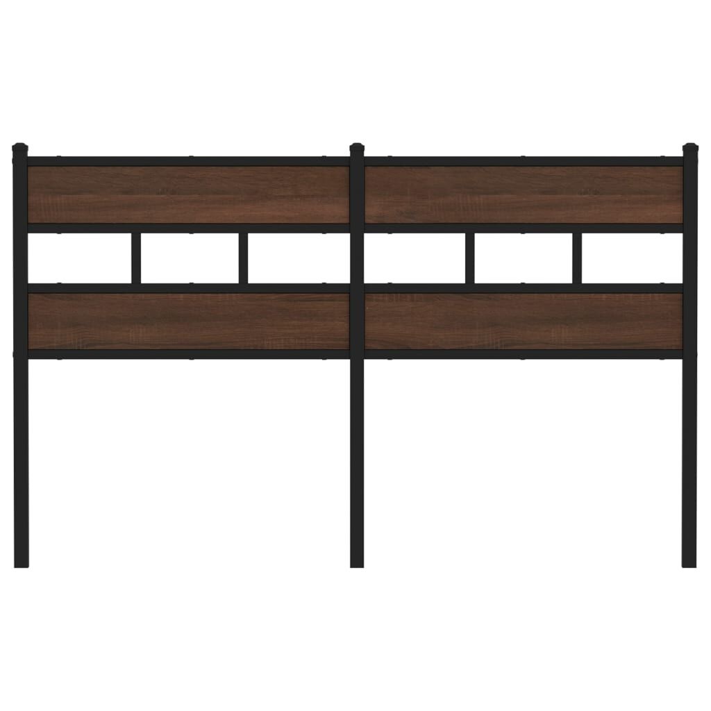 vidaXL Hoofdbord 135cm Bruin Eiken - 40% Korting!