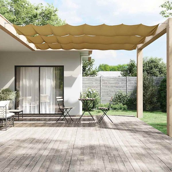 vidaXL Verticale Luifel 60x1000cm Beige - 40% Korting!