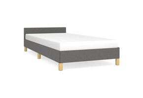 vidaXL Bedframe Donkergrijs (90x200cm) - 40% Korting!