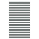 vidaXL Zebra Rolgordijn Donkergrijs - 55% Korting!