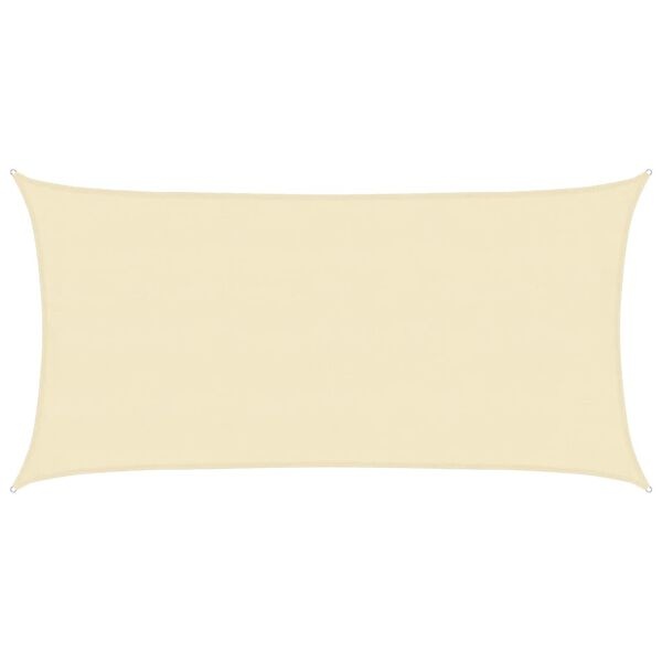 vidaXL Zonnezeil 4x7m Crème - 40% Korting!