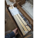 vidaXL Bedframe 100x200cm Stoffen Lichtgrijs - 55% Korting!