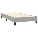 vidaXL Bedframe 100x200cm Stoffen Lichtgrijs - 55% Korting!