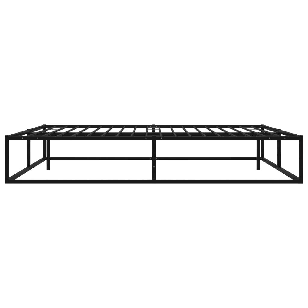 vidaXL Bedframe Metaal Zwart 140x200 cm | Nu 55% Korting!