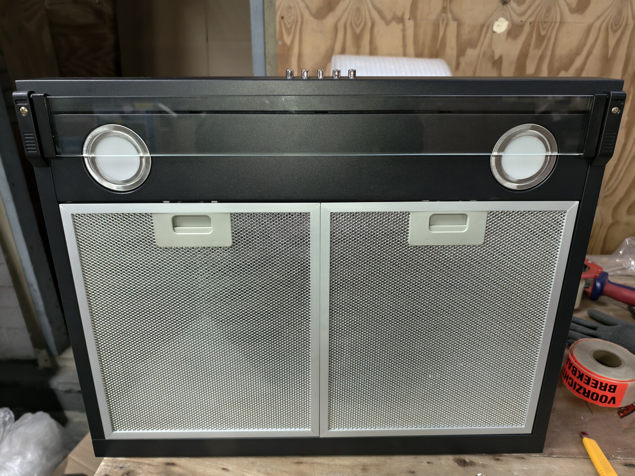 Onderbouw Afzuigkap Zwart - 280 m³/u - 3 standen - 40% Korting