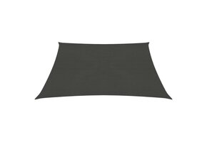 vidaXL Zonnezeil 160 g/m² 6x6 m HDPE Antraciet - 47% Korting!