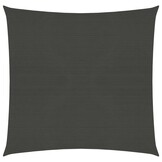 vidaXL Zonnezeil 160 g/m² 6x6 m HDPE Antraciet - 47% Korting!
