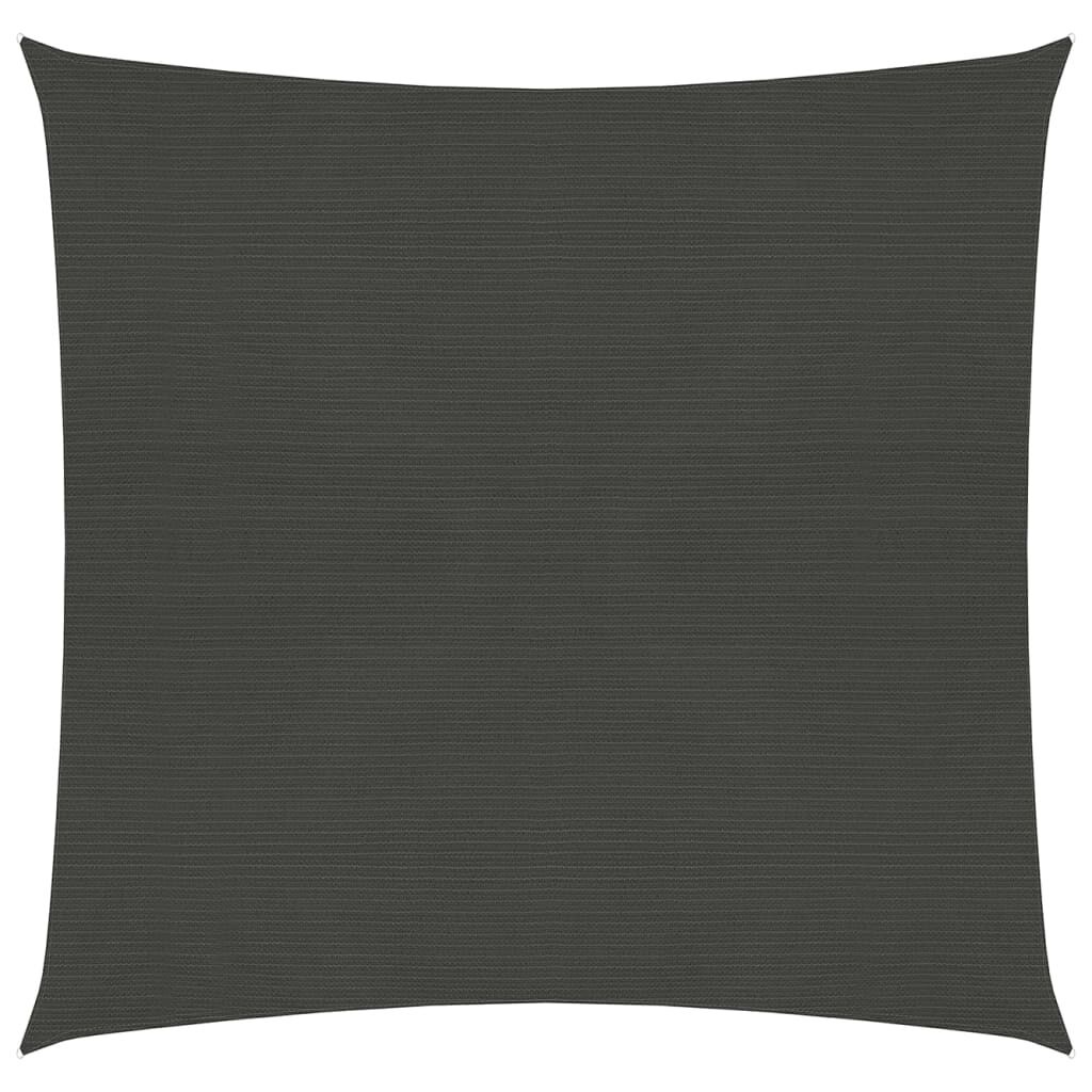 vidaXL Zonnezeil 160 g/m² 6x6 m HDPE Antraciet - 47% Korting!
