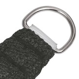 vidaXL Zonnezeil 160 g/m² 6x6 m HDPE Antraciet - 47% Korting!