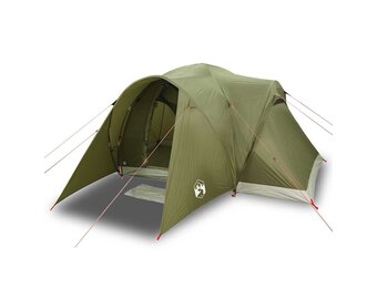 vidaXL Koepeltent 6-persoons Olijfgroen | 46% Korting!