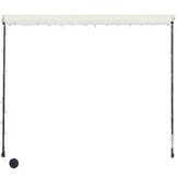VidaXL Luifel Uittrekbaar met LED 300x150cm Crème - 56% Korting!