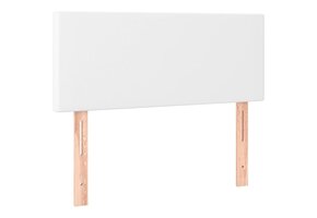 vidaXL Hoofdbord Kunstleer Wit - 46% Korting! 90x5x78/88 cm