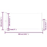 VidaXL Uittrekbaar Tuinscherm (140x300cm) Crème - 42% Korting!