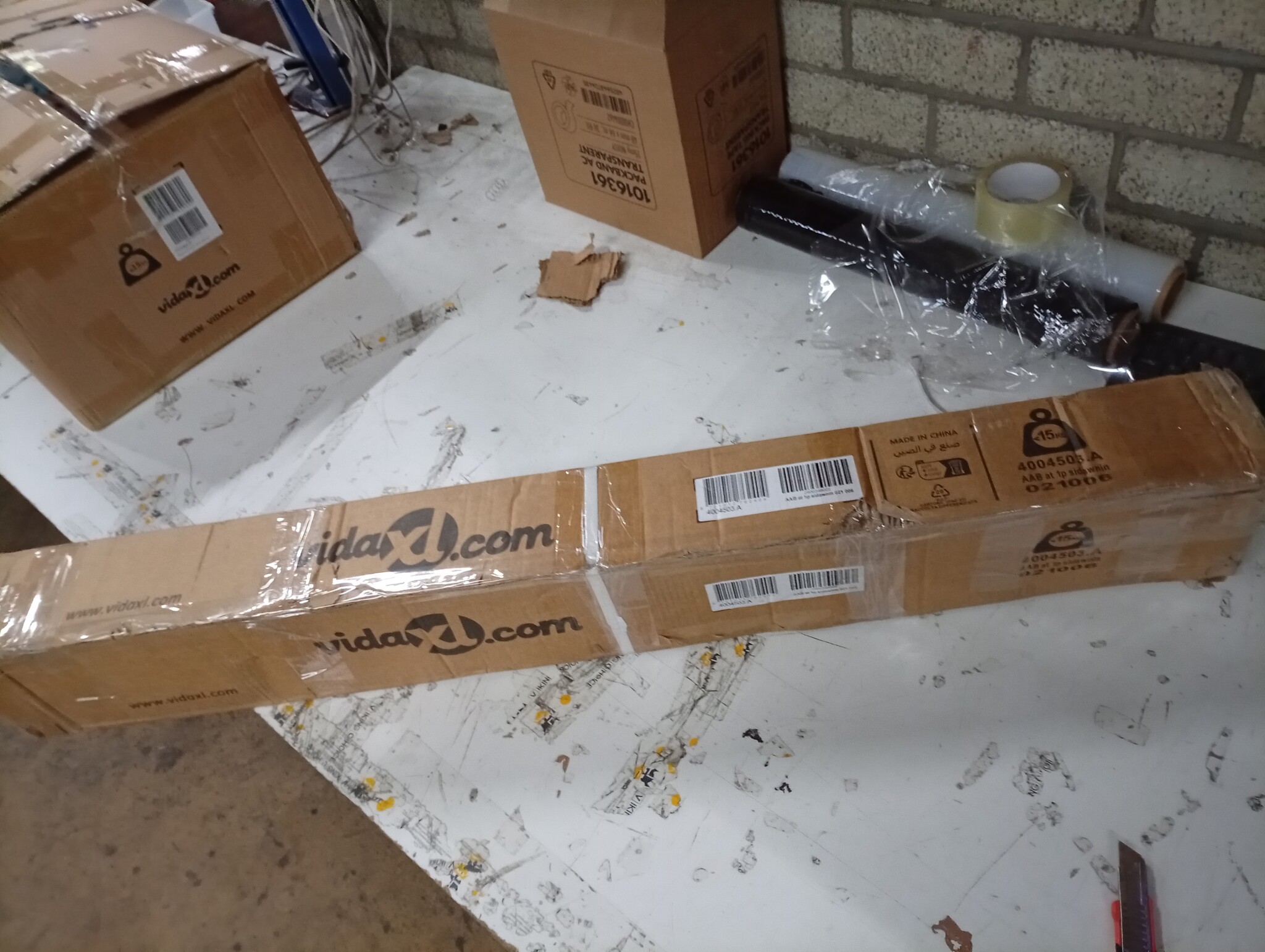 vidaXL Windscherm uittrekbaar 120x600 cm Antraciet - 60% Korting!