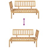 vidaXL Tuinhoekbank Pallet Acaciahout - 73% Korting