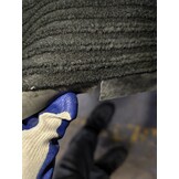 Deurmat 150x90cm - Zwart Geribbeld - 55% Korting!